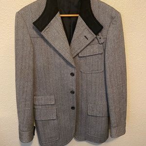Gucci Herringbone Blazer